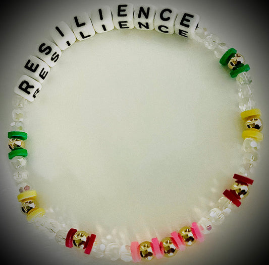 Motivational Words Bracelet RESILIENCE