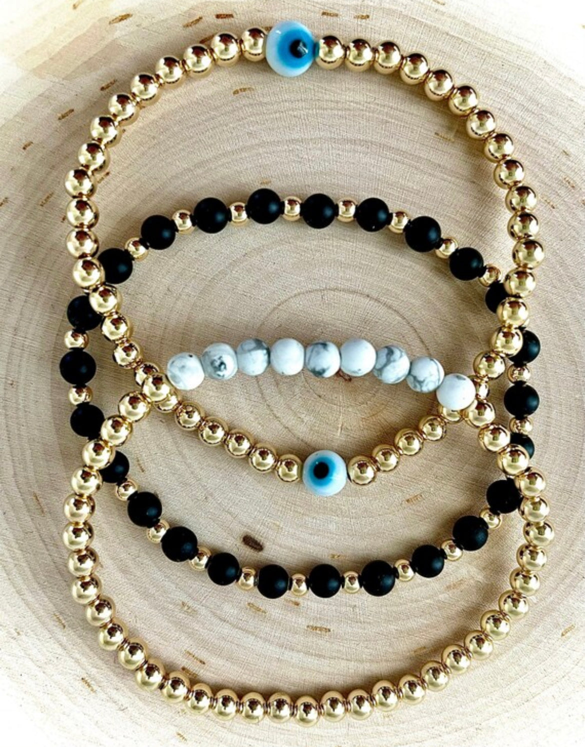 Evil Eye Bracelet Stack